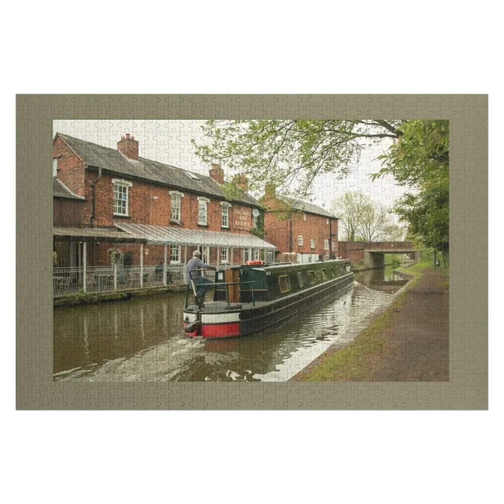 

The Boat and Railway Jigsaw Puzzle Jigsaw Custom Iq Puzzle