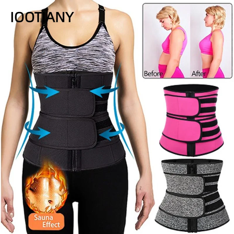 

Sweat Shapewear Women Waist Trainer Neoprene Body Shaper Belt Slimming Sheath Belly Reducing Tummy Control Workout Shaper Corset