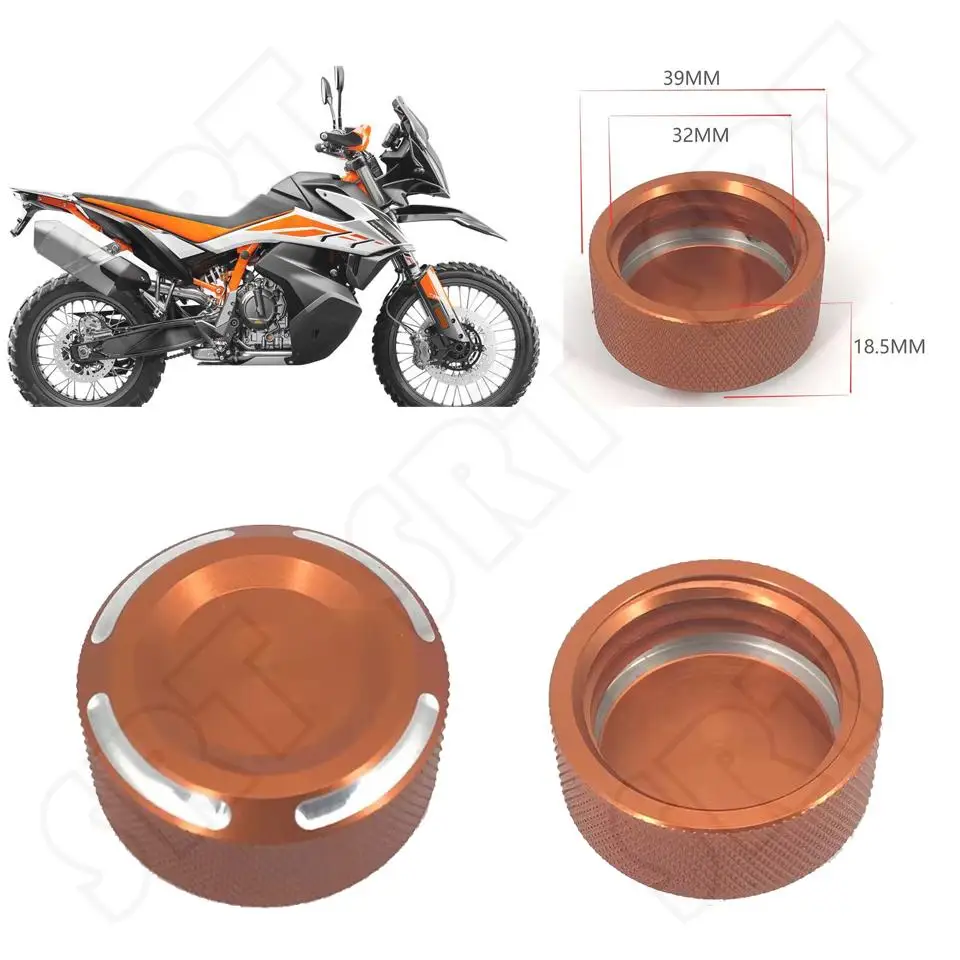 

Fits for KTM 890 DUKE 790 Adventure R Rally 2018 2019 2020 2021 2022 2023 Motorcycle Rear Brake Reservoir Cap Decorative Cover