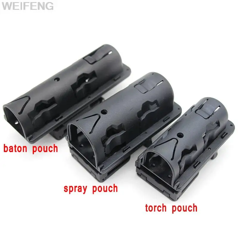 

Tactical Baton Pouch Flashlight Pouch Spray Holster 360 Degree Rotation Clip Military Self Defense Police Tool Case Holder