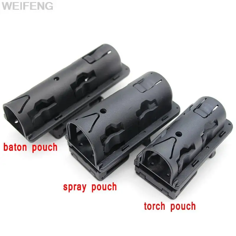 Tactical Baton Pouch Flashlight Pouch Spray Holster 360 Degree Rotation Clip Military Self Defense Police Tool Case Holder flashlight pouch baton holder
