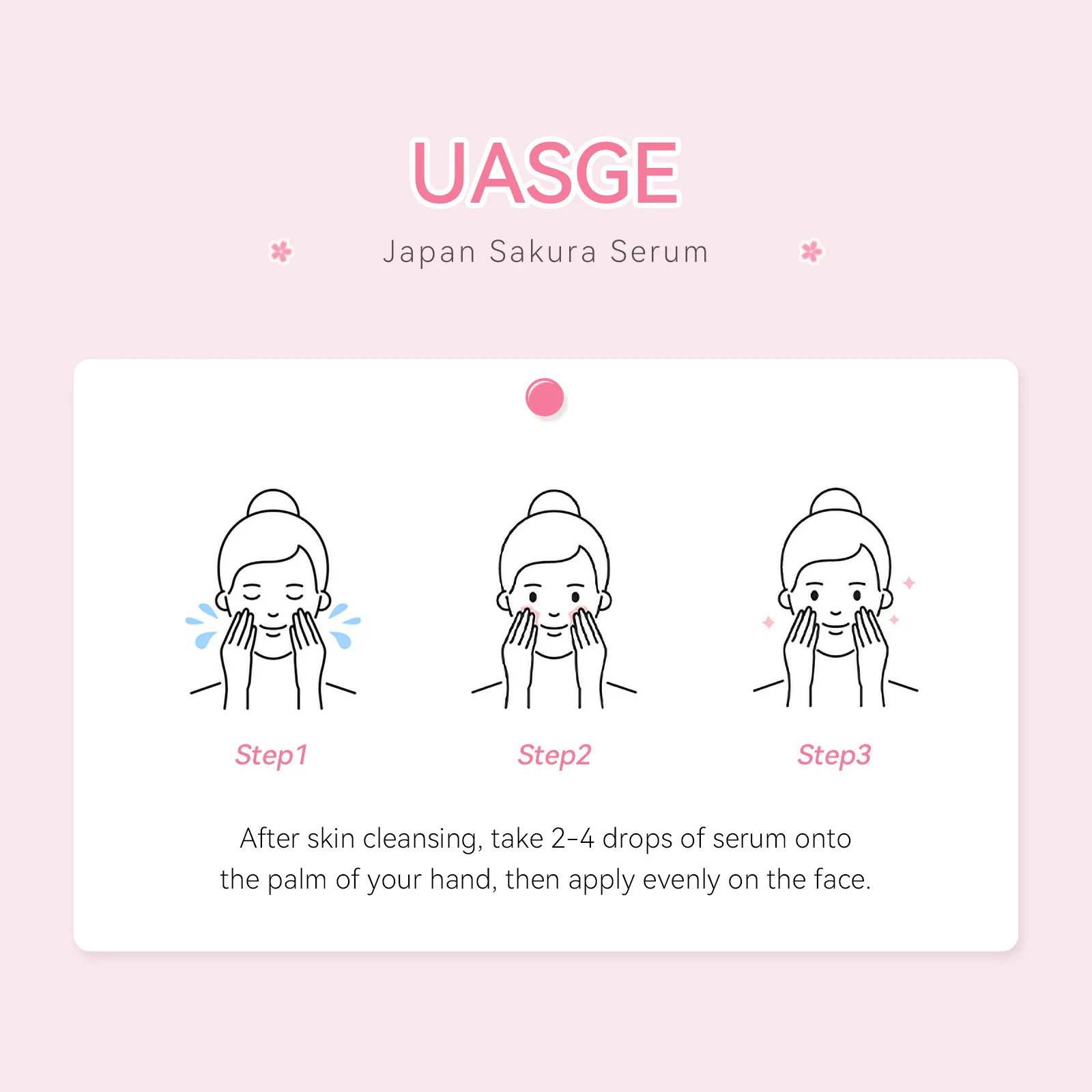 Facial Serum Face Care Moisturizer Whitening 1.5ml*3