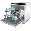 Hermitlux Countertop Dishwasher, 5 Washing Programs Portable Dishwasher With 5-Liter Built-in Water Tank, No Hookup Needed 1