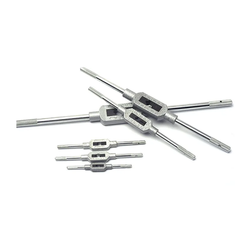 Description Picture 2 of itemHand Tap & Die High-Speed Steel Tap M1-8 Thread Metric Handle Tapping Reamer Tool Hinge Straight Wrench Tap Wrench Tapping Tools