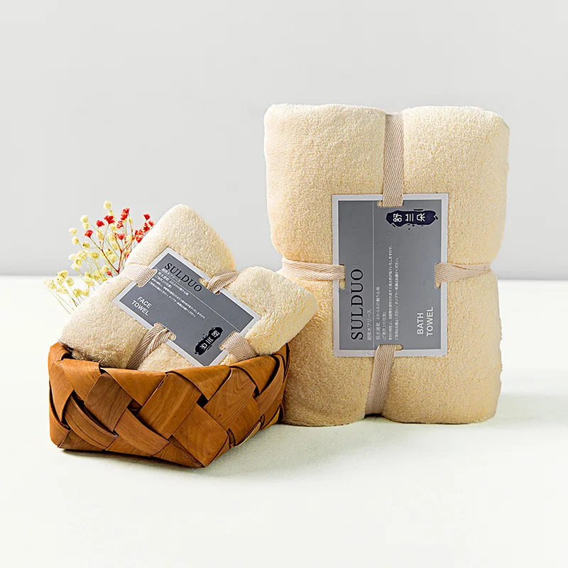 Coral Velvet Absorbent Bath Towels for Adults Face Towel Bath Towel Set Soft Comfortable Bathroom Set 70*140 11 Colors