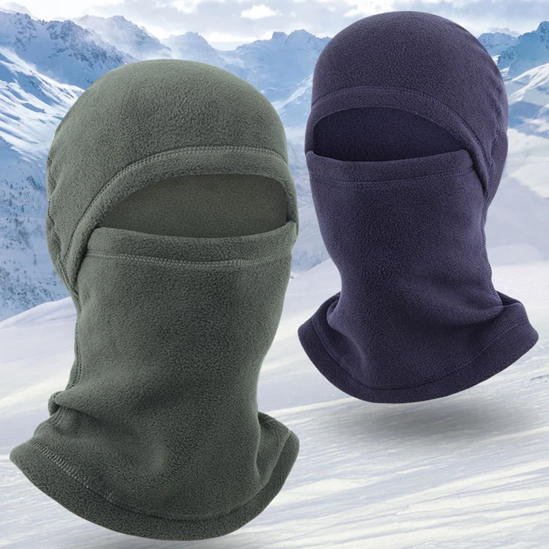 Winter Polar Coral Hat Fleece Balaclava Men Face Mask Neck Warmer