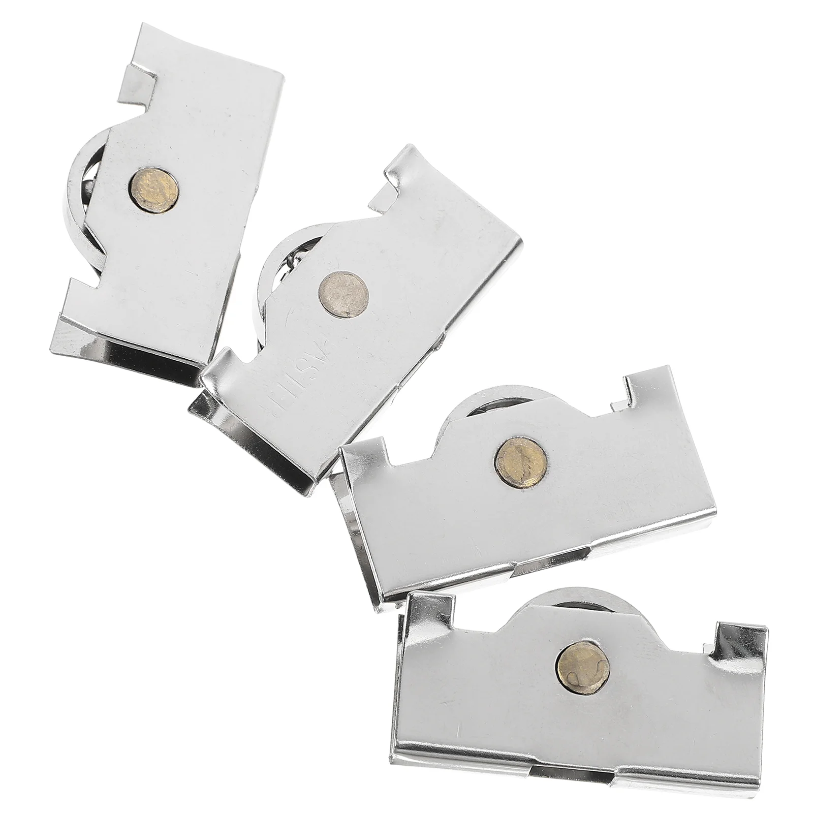 4 Pcs Glass Door Sliding Pulley Replacement Sliding Door Rollers Glass Wheels Home Improvement Doors Gates