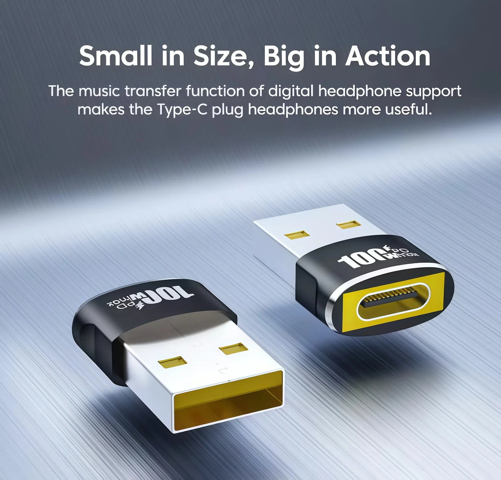 USB-C 어댑터, USB-C 암 커넥터 - USB-A 수 커넥터 어댑터, 타입 C 변환 충전기
