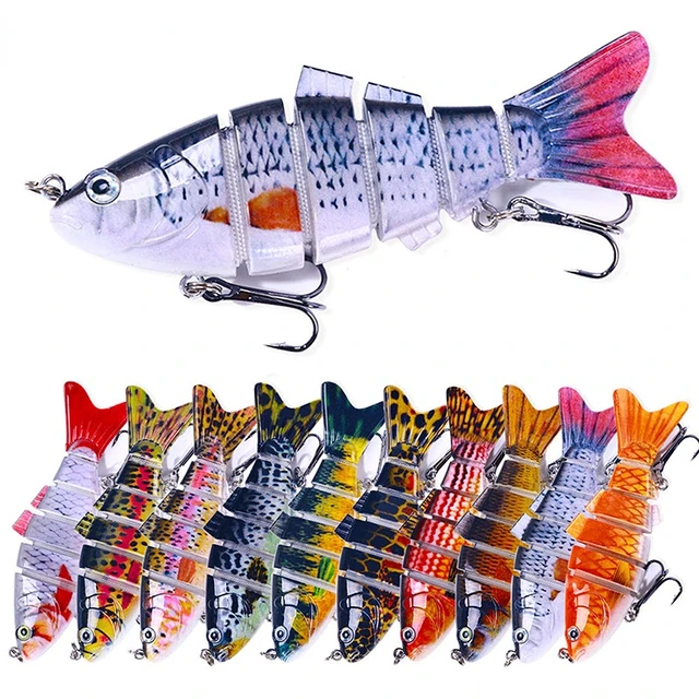 Fishing Wobbler Lifelike 6 Segment Swimbait Crankbait Hard Bait Slow 10cm  18g Isca Artificial Lures Fishing Tackle - AliExpress