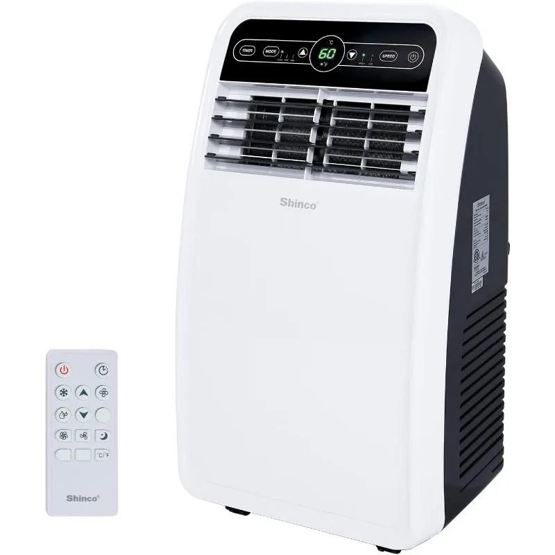 

Shinco 8,000 BTU Portable Air Conditioner, AC Unit with Built-in Cool, Dehumidifier & Fan Modes for Room up to 200 sq.ft