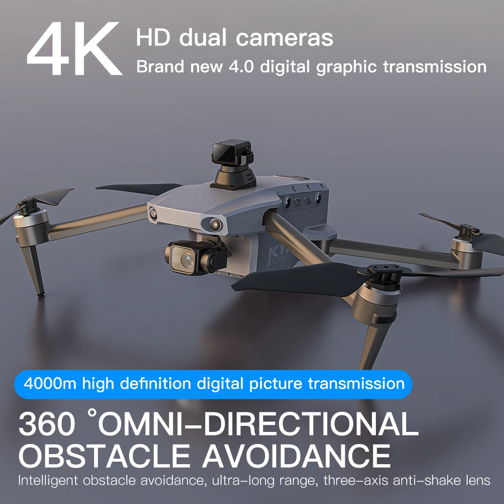 Description Picture 5 of item2024 K11 Tubro FPV Drone With Touch Screen 3-Axis Gimbal GPS 8K Camera Obstacle Avoidance Aerial Photography Brushless Dron Toy