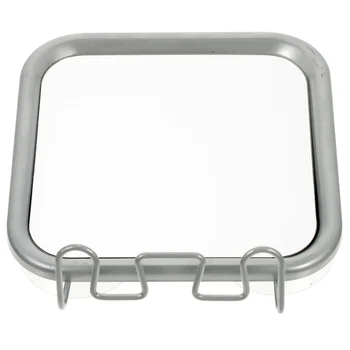 ดูดถ้วยกระจก Fogless ผนังห้องน้ําขนาดเล็ก Bath กระจกกระจกอาบน้ําสําหรับ Anti FOG กระจกสําหรับอาบน้ํา 1