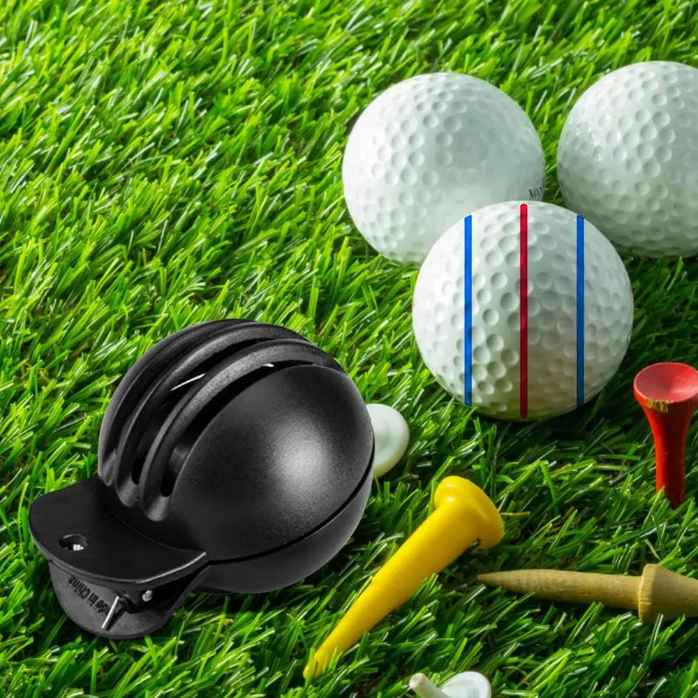 Description Picture 3 of itemGolf Ball Marker Stencil With 2 Waterproof Pen Golf Ball And Lines Marker Golf Alignment Tool Straight Lines Supplies Accessory