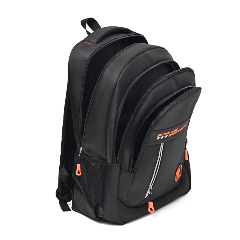 Stylish large-capacity backpack with multiple pockets, equipped with a laptop compartment and adjustable shoulder straps, perfec