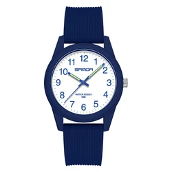 Fashion Sanda Top Brand Simple Quartz Original Women Men Wristwatch Waterproof Outdoor Clock New Style Students Wrist Watches