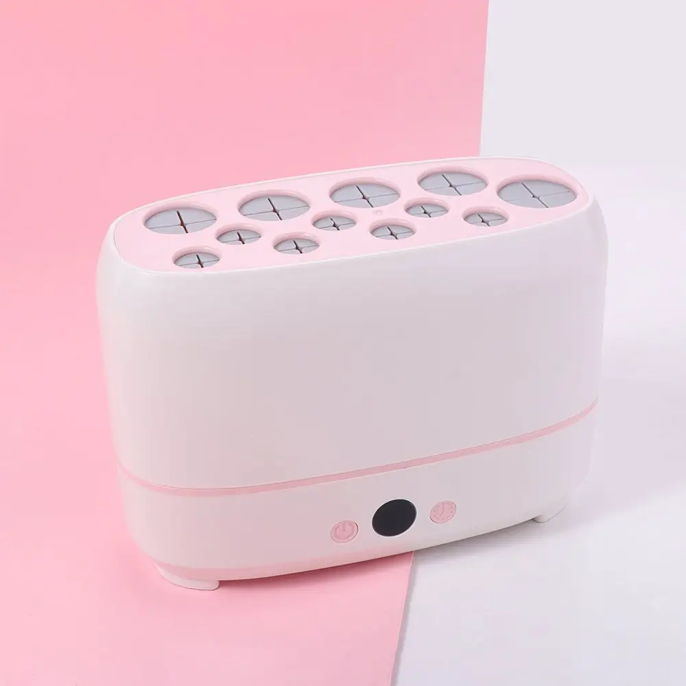 Automatic Electric Cosmetic Brush Drying Machine Fast Dryer Cleaner Makeup Brushes Dryer 12 Holes Visible