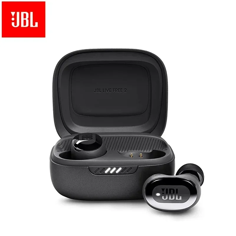 JBL LIVE FREE2 Wireless Bluetooth Earphones Noise Reduction Earphones Sports Earphones IPX5 Waterproof Earphones (Send Black)