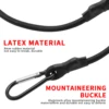 1pc 30/60/90/120/150cm Stretch Elastic Bungee Cords with Hooks lightweight Bikes Rope Tie Car Luggage Roof Rack Strap Hooks 3