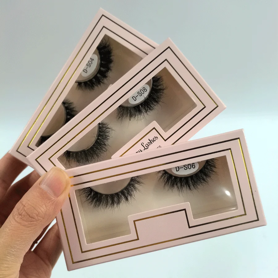 Eyelash Packaging Box Personalized Private Label Empty Lash Box Case Wholesale Custom Logo Lash Box Packaging 2