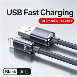 Premium NNBILI 120W Fast Charging Type - C to Lightning Cable - 1m (A - L Balck)