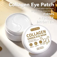 Masque pour les yeux au bio-collagène, 60 patchs, hydrogel rafraîchissant pour les yeux gonflés avec niacinamide et acide hyaluronique, éclaircissant, hydratant, raffermissant, apaisant 2