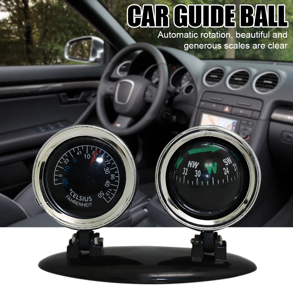 Automotive Car Electronic Declinometer Gradienter Dashboard Mount Compass 