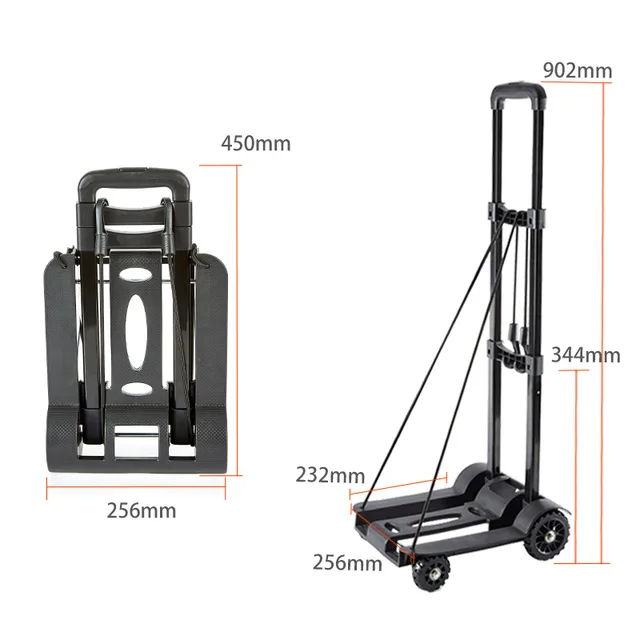 Kis Szekerek, Háztartási Hordozható Expressz Szállítás, Mozgó Kocsik, Kézzel Húzott Rakomány Pótkocsik, Hajtogató Bevásárlókocsik. - Image 5