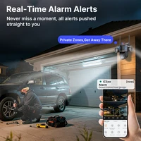 WONSDAR caméra IP Triple objectif extérieur remplissage sonore haut-parleur WiFi caméra détection humaine suivi automatique PTZ Surveillance vidéo iCSee 4
