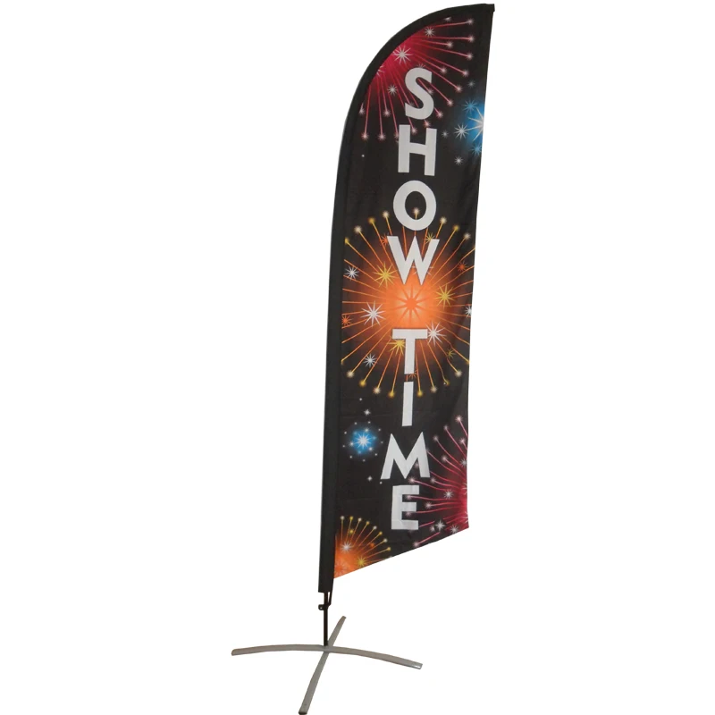 

Customized Logo Beach Flags/Advertising Banner Used For Outdoor Promotion Business Event Folding Tent Promotion Party Banners