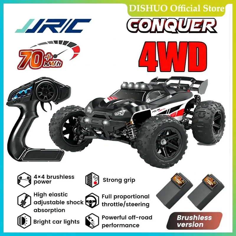 JJRC-C8802 알타 벨로시다드 파라 니뇨스, 1:14, 70 km/h, 50 km/h, 4WD, 콘 제어 원격 LED, Wltoys144001 