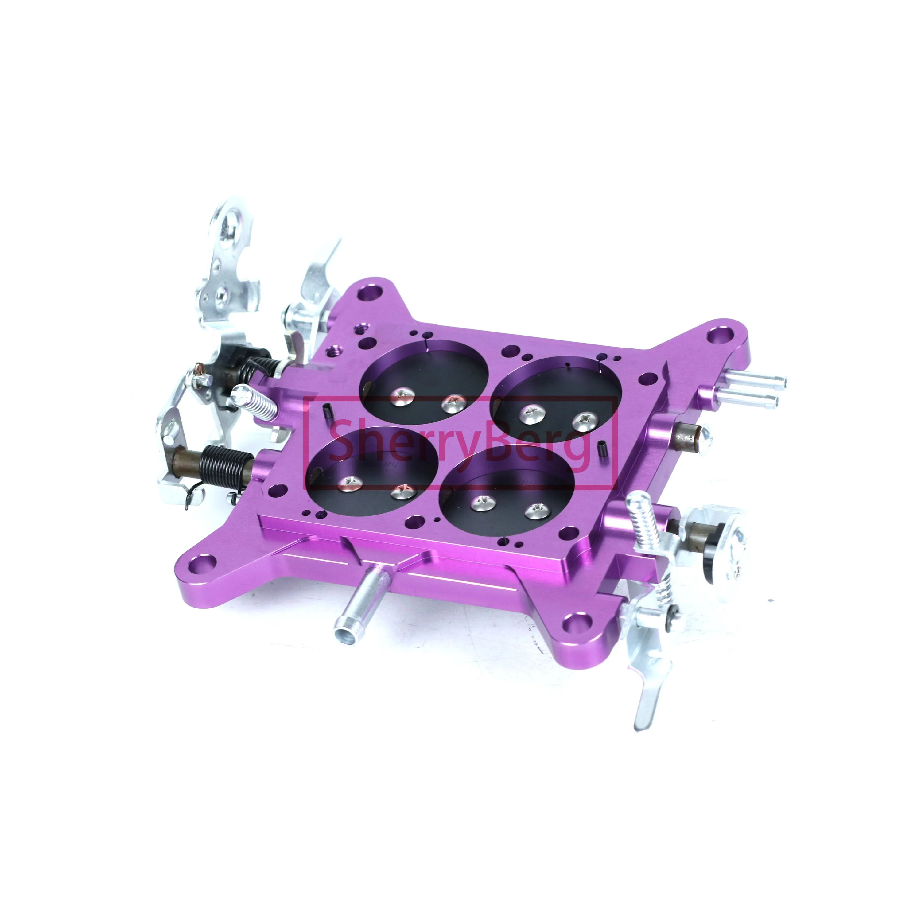 

SherryBerg Brand New Carburador Carburetor Carb Proform Billet Throttle Base Plate Fits 850CFM & 950CFM Carburettors PR67156 TOP