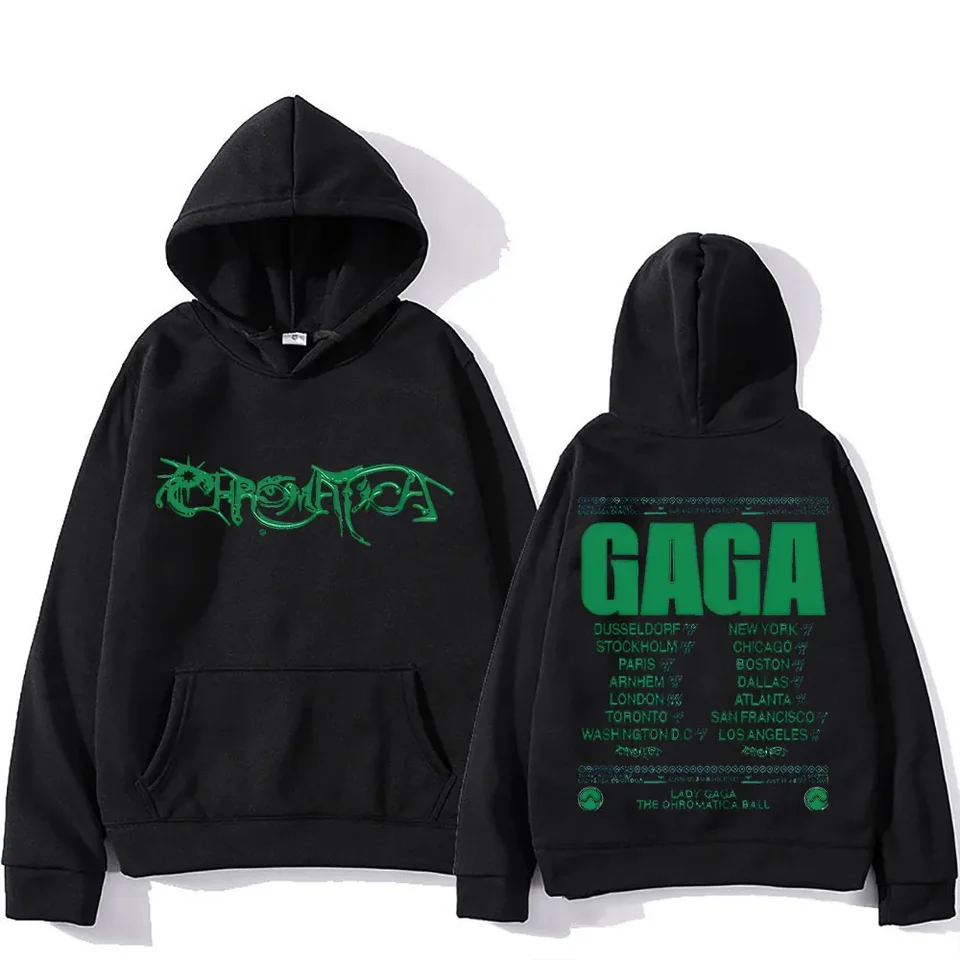 Gaga Men's Gothic Pattern Hoodie Funko Pop Style