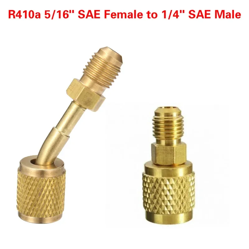 Sae-コネクテッドアダプター,オス,メス,エアコン,ミニ分割システム,5/16 "Sae,r410a,r32 - AliExpress 5/16インチSAEメスから1/4インチSAEオスクイックコネクタフィッティングアダプターR410a R32エアコン冷媒ミニスプリッ