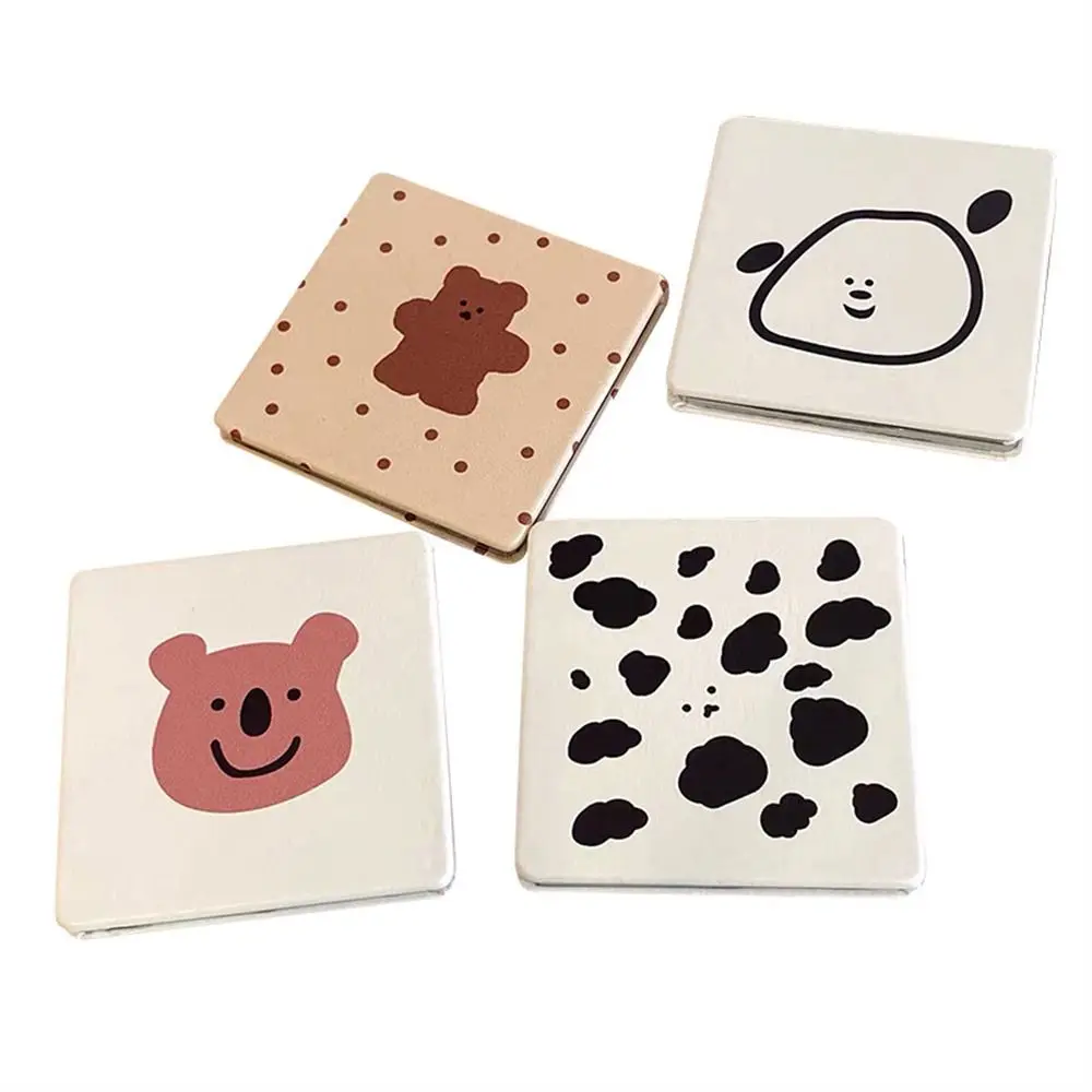 

Magnifying Makeup Mirror Portable Mini Square Standing Vanity Foldable Mirror Handheld Compact Pocket Mirror Children Student