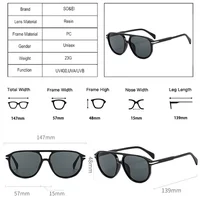 SO & EI rétro Double ponts pilote hommes Rivets lunettes de soleil marque de mode concepteur femmes luxe lunettes de soleil bleu Orange nuances UV400 6