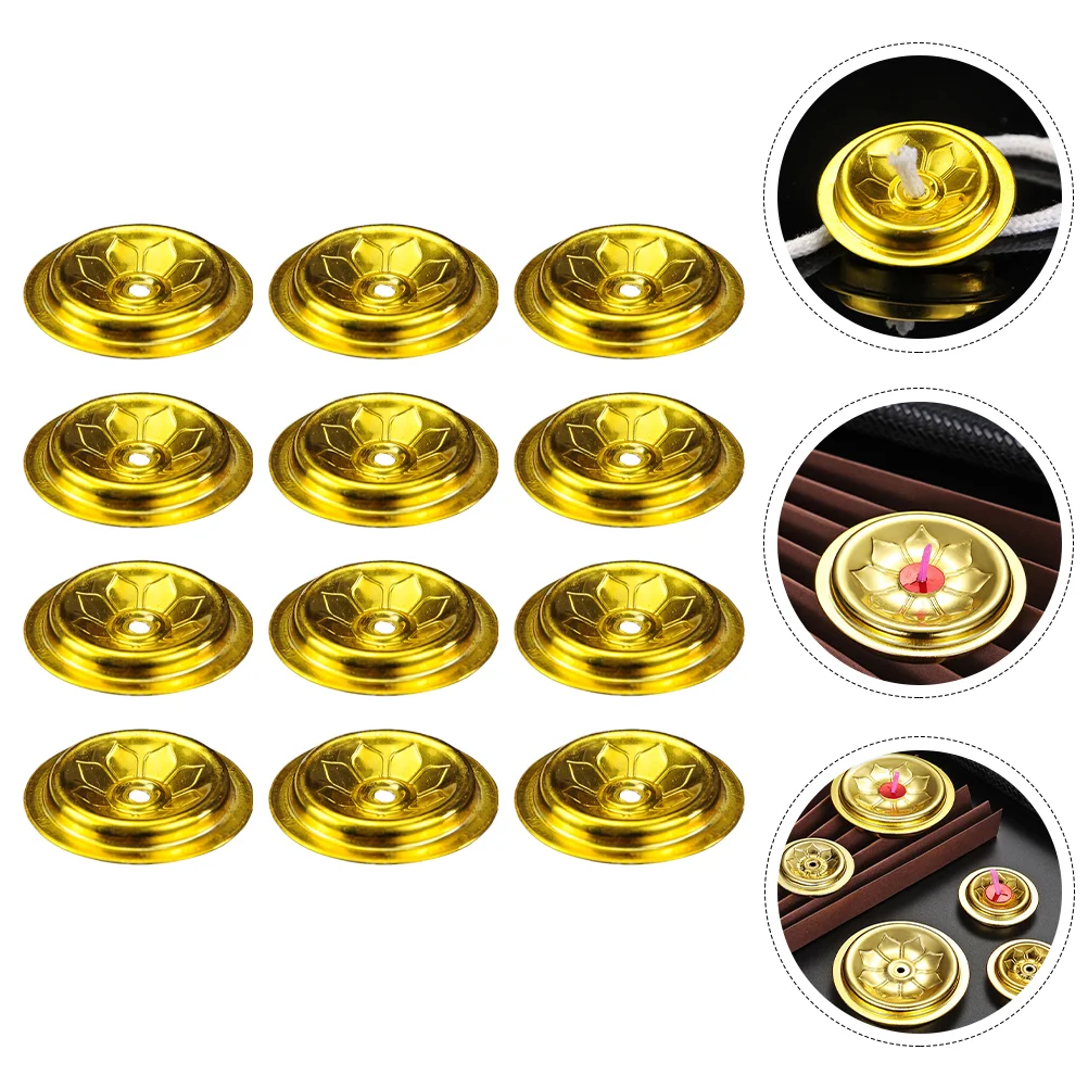 

Lampwick Floating Holders Butter Lamp Stands Oil Lamp On-Water Trays Buddha Lamp Long Light Oil Float Wick Float