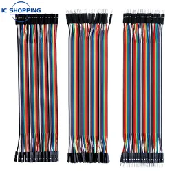 Jumper Wire 40PCS DuPont Line DuPont Cable Connection male to male+female to female and male to female for Arduino DIY KIT