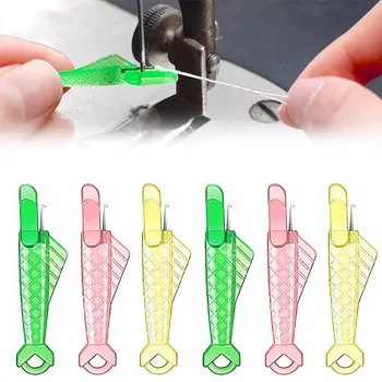Mini Automatic Needle Threader DIY Tool Home Hand Sewing Machine Device Thread Auto Needle Cross Stitch Sewing Accessories 1