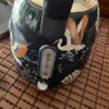 1.7L Retro Automatic Printed Electric Kettle Water Boiler 304 Stainless Steel Anti-dry thermometer1850w 220V 5