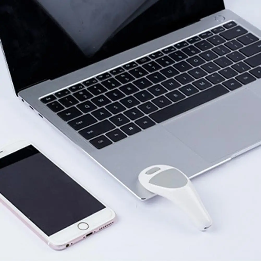 1 Set Thumb Mouse Bluetooth-compatible V 5.0 Wireless Mouse 10M Range Non-slip Wheel Remote Control Phone Computer wireless mouse,wireless optical mouse