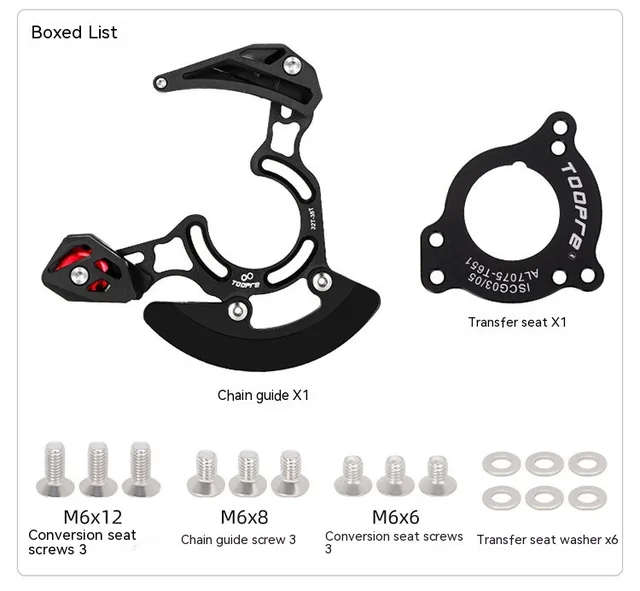 Guida Catena Per MTB - Stabilizzatore Ultraleggero In Alluminio 7075, BB Middle Lock ISCG05 - Foto 6