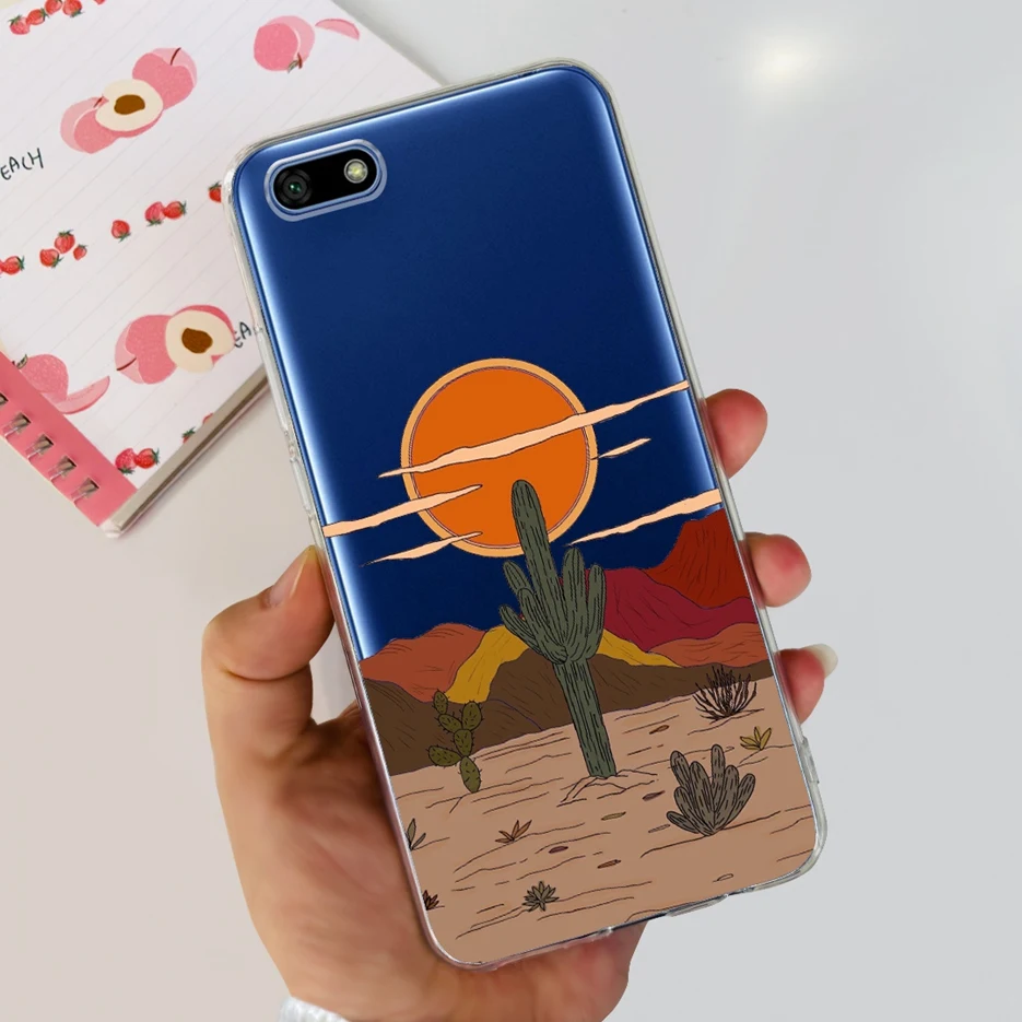 Luxury Painted Clear Silicone Soft Phone Case - Decorative Back Cover