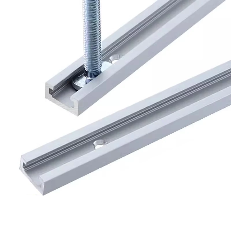 Woodworking Chute Rail 19x9.5mm T-track T-slot Miter Track Jig T Screw ...