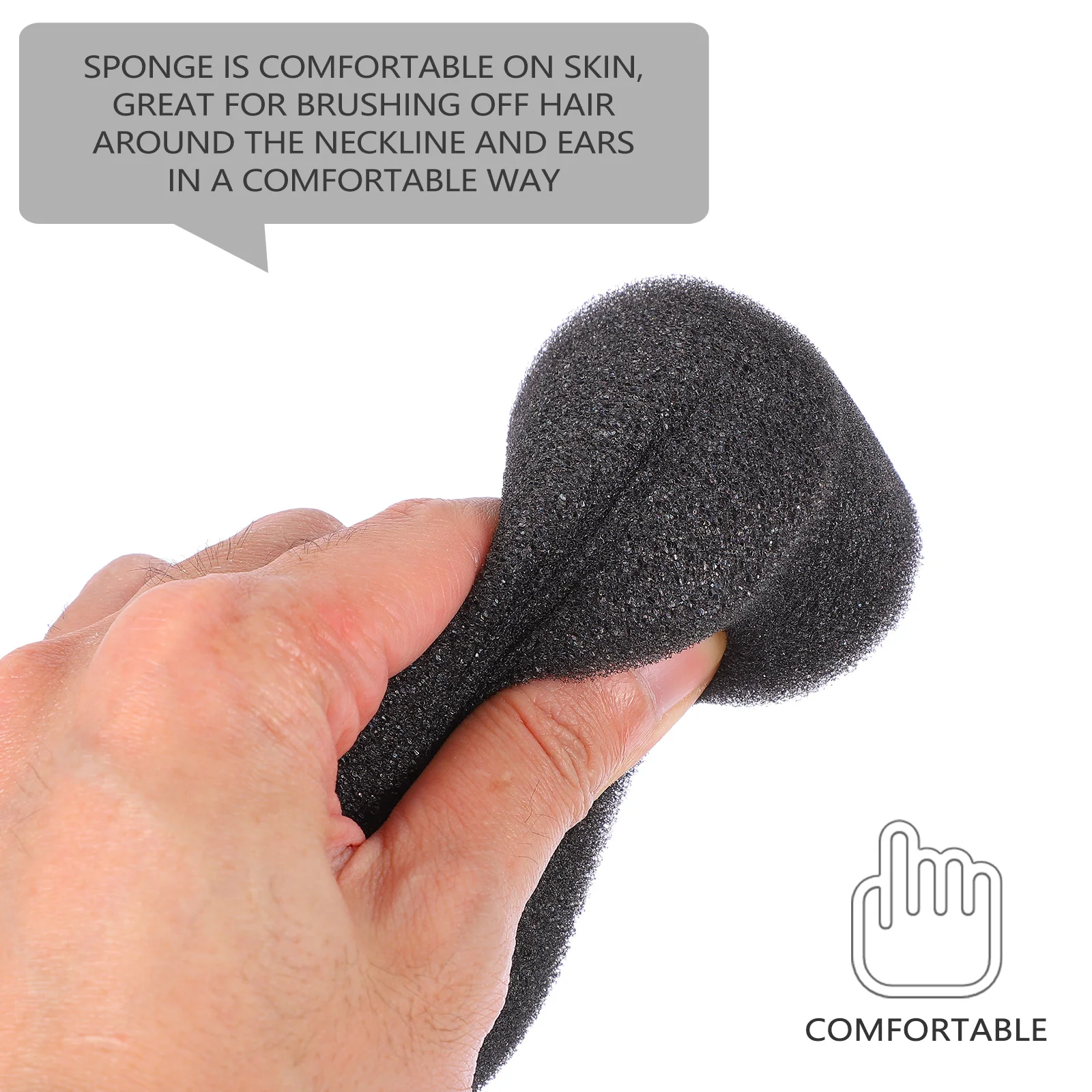 20pcs Face Clean Sponge Pad Hair Salon Hairdressing Hair Fragment Sponge Brush Facial Duster Brush Hair Salon Hair Styling Tools 6