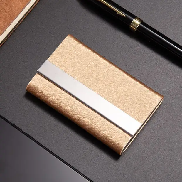 Men's and Women's Office Business Portable Business Card Box, Outdoor Enterprise Creative Business Card Holder 4