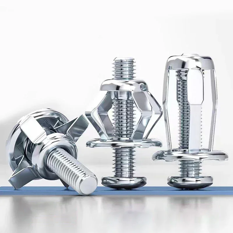 Description Picture 4 of item40/4Pcs Petal Shape Metal Rivet Nut Expansion Screw Bolt Jack Nuts M4 M5 M6 M8 Panel Clamp Lock Rivnut Car License Plate Rivets