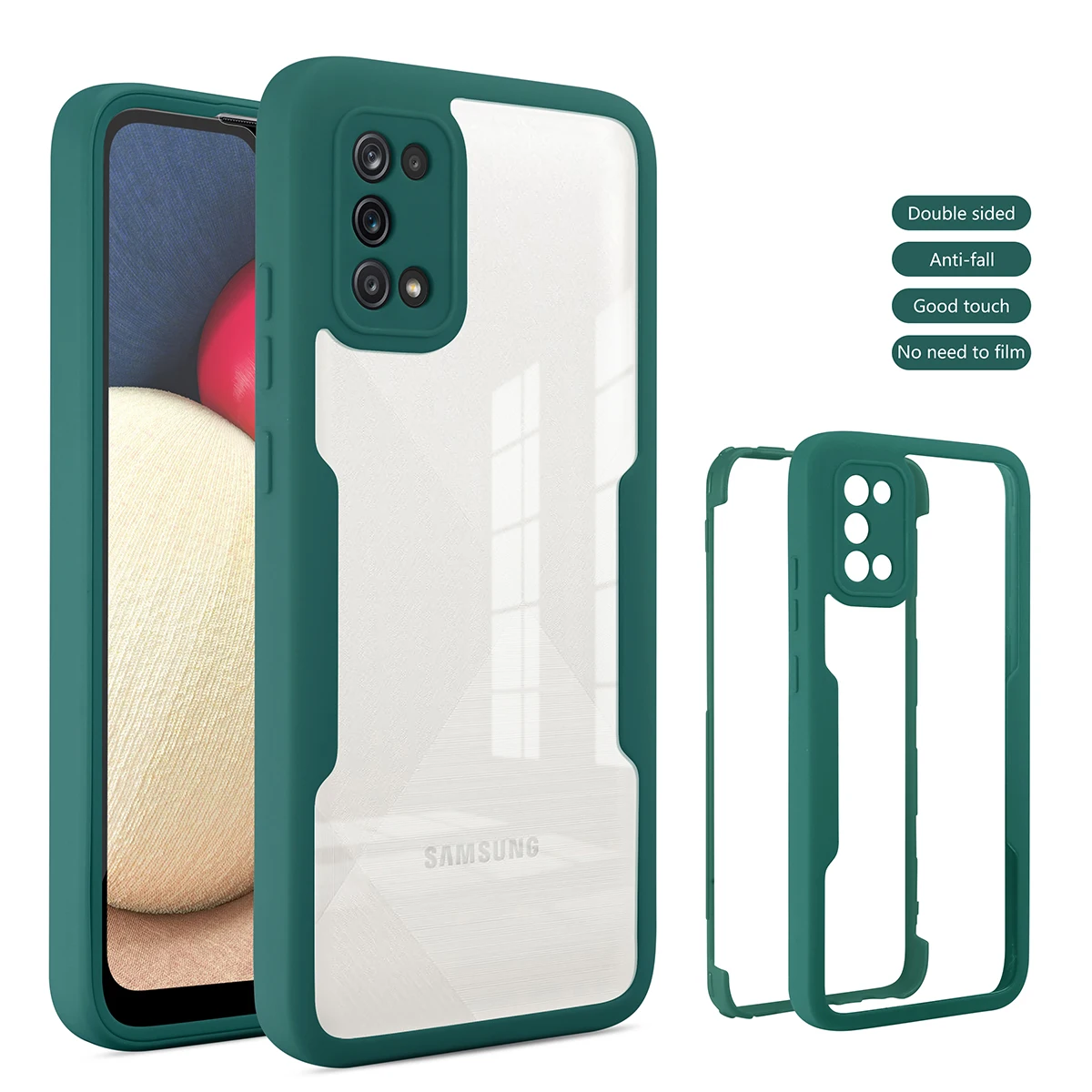 Full Body Protective Double-Sided Phone Case Cover