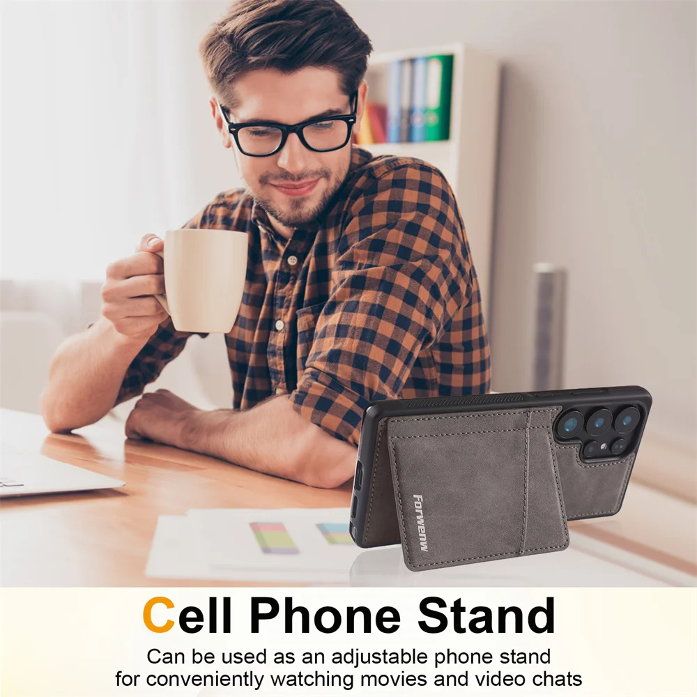 Retro Style Leather Phone Case - New and Enhanced Protective Cover
