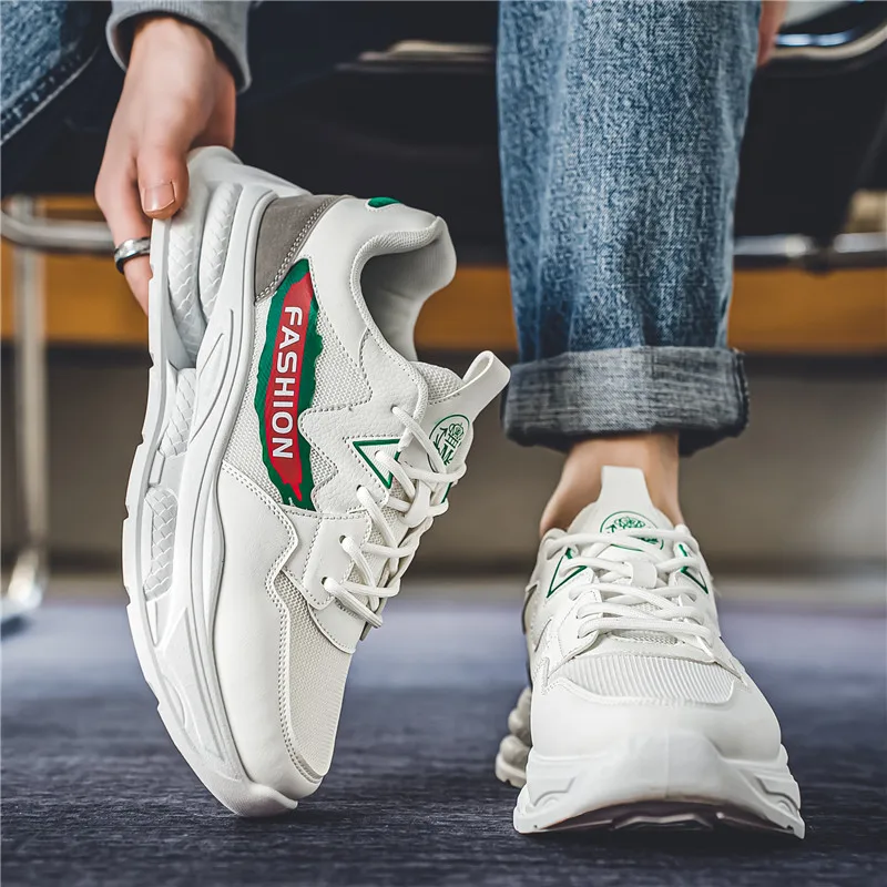 Outdoor Men Casual Sneakers Breathable Air Mesh Running Shoes Tennis Shoes Lightweight Men Sports Shoes Zapatillas De Deporte