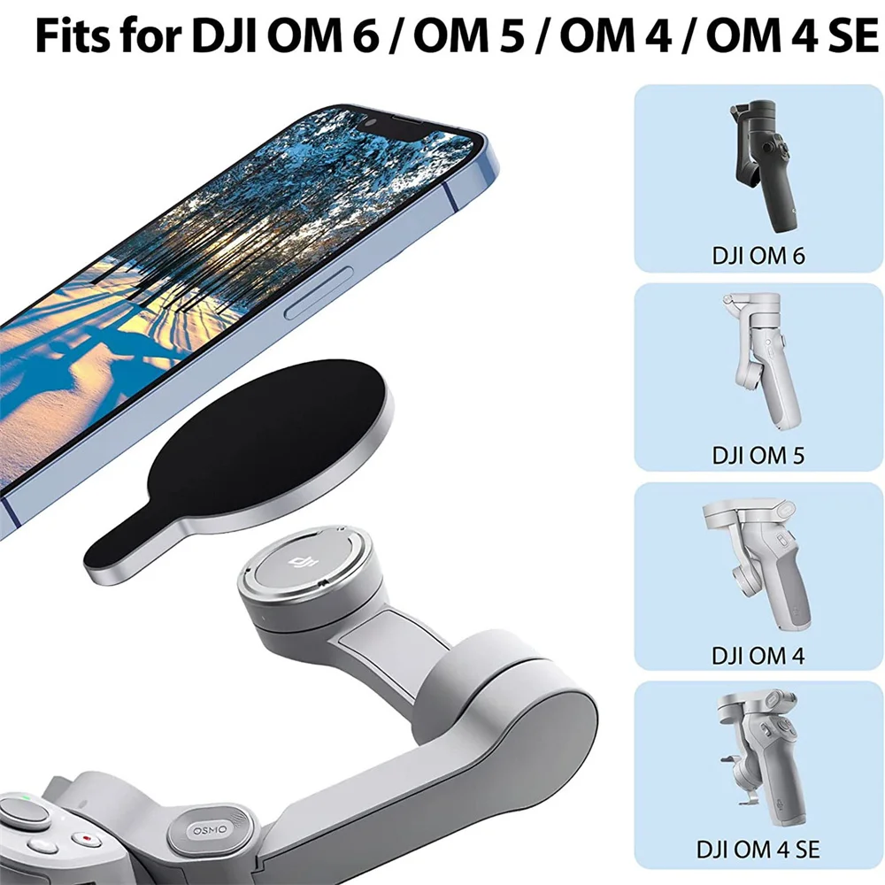 Nuovo Supporto Per Morsetto Ad Anello Magnetico Per Supporto Adattatore Om Compatibile Con Stabilizzatore Cardanico Om6 Om5 Om4 Om4 Se Om Accessori